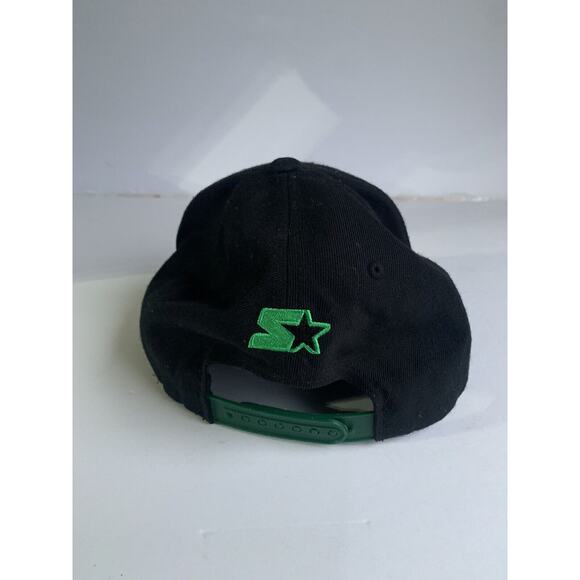 Starter Mountain Dew Skateboarding Snapback Hat The Natural Black & Green - Picture 4 of 6